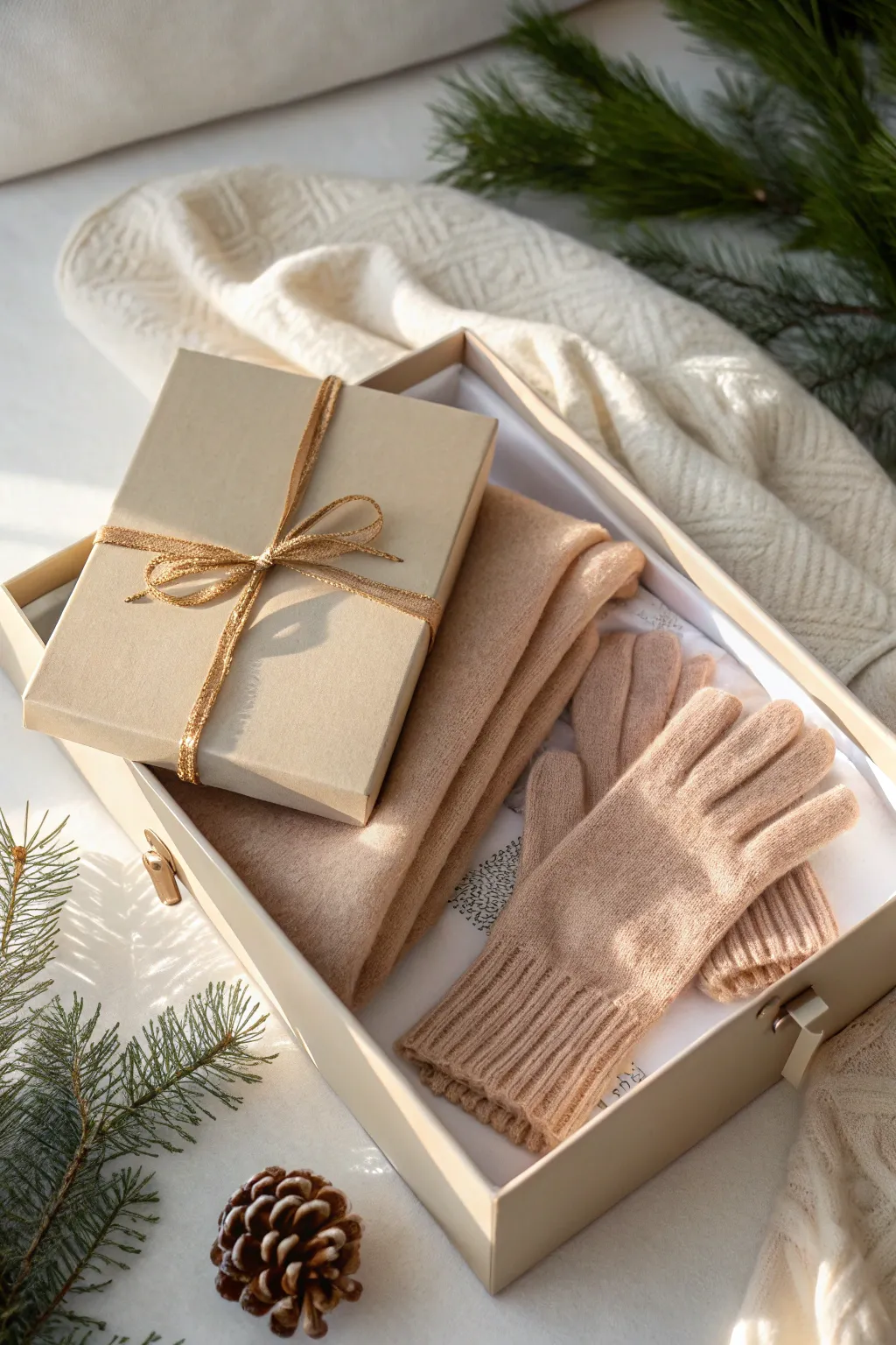 Wrap your loved ones in warmth and style with our Winter Warmth Scarf Box.