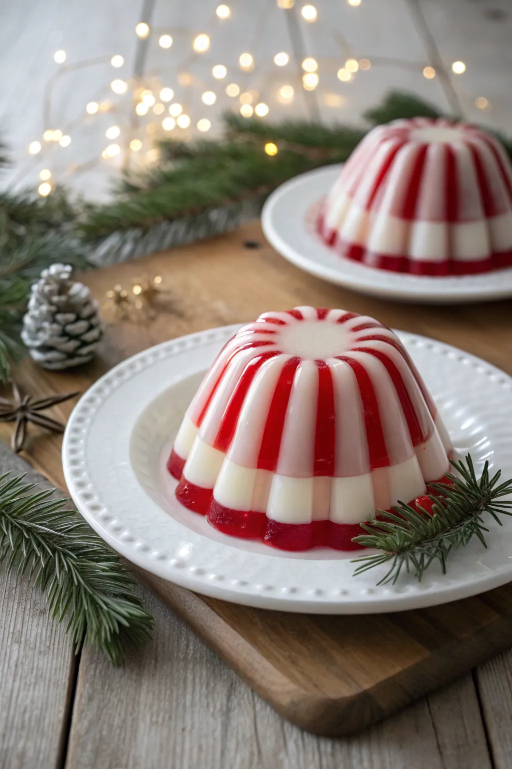 Delight in the simplicity of festive flavors with this Candy Cane Jello, a Scandinavian-inspired Christmas treat!