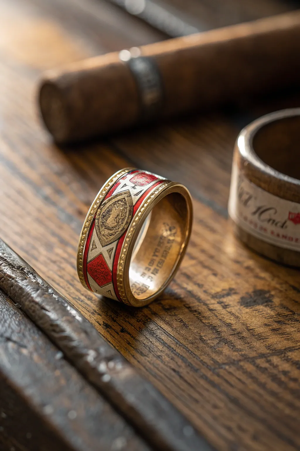Elevate your style with a touch of craftsmanship: DIY cigar band ring.