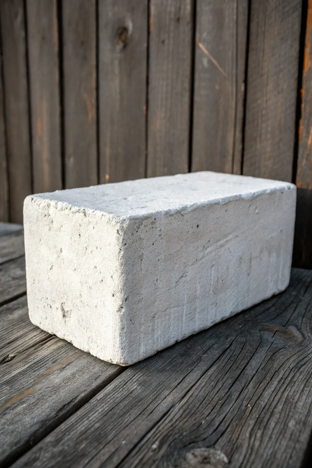 Embrace rustic elegance with a whitewashed cinder block, where craftsmanship meets vintage charm.