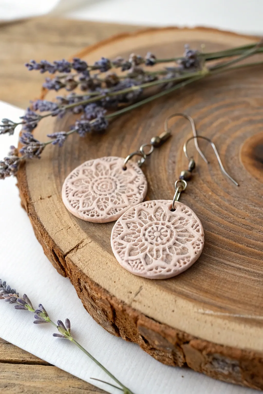 Embrace timeless elegance with vintage-inspired clay earrings, where craftsmanship meets modern fashion.