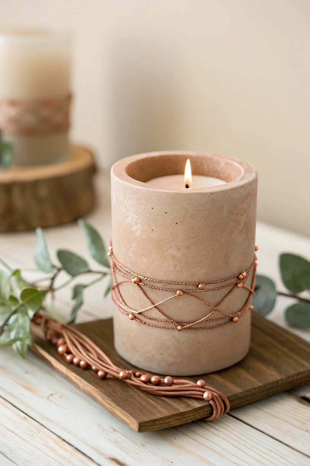 Illuminate your space with a touch of handcrafted elegance. 🌿✨ #ClayCrafts #MinimalistDesign