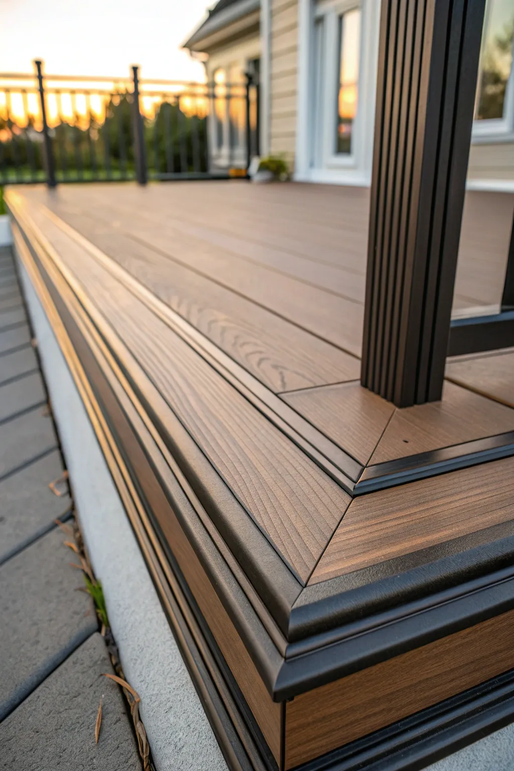Master the art of deck design with stunning picture frame edging.