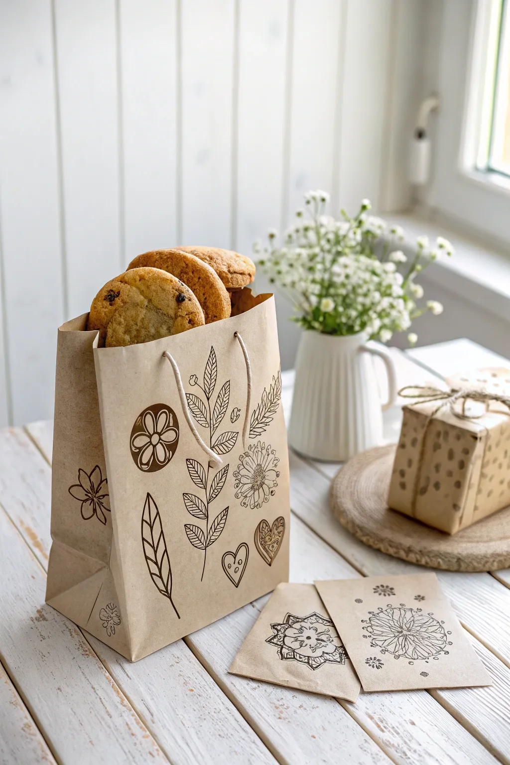 Wrap your cookies in style with eco-friendly charm. 🌿✨
