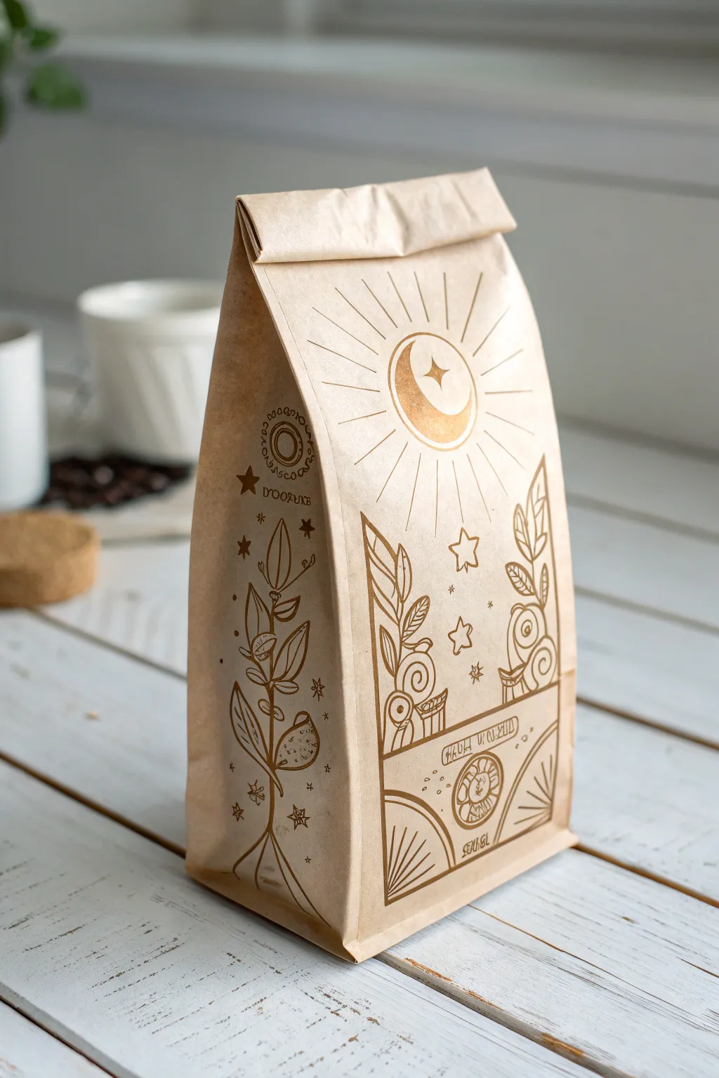 Discover the story behind every sip with this artisanal coffee packaging, where craftsmanship meets culture in a minimalist design.