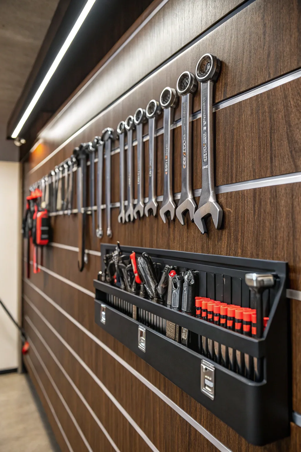 Elevate your garage with magnetic magic—where organization meets craftsmanship.