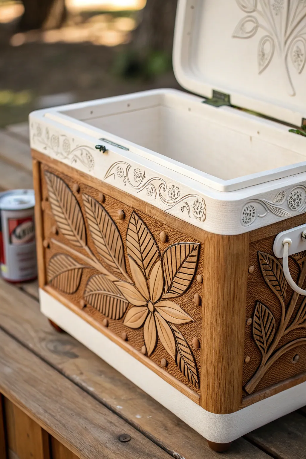 Elevate your cooler game with nature-inspired craftsmanship.