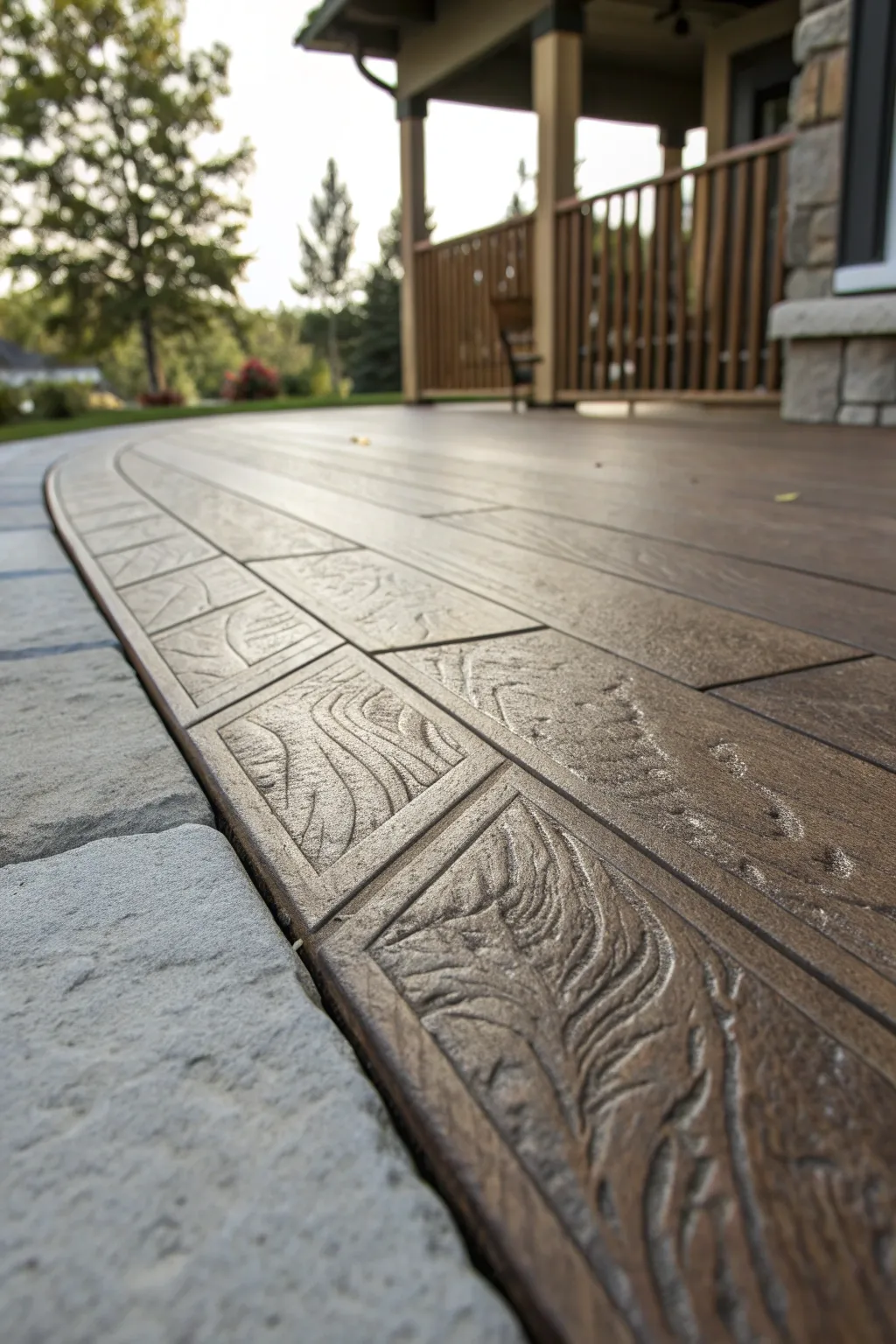 Elevate your outdoor space with the durability and style of vinyl decking—where craftsmanship meets resilience.