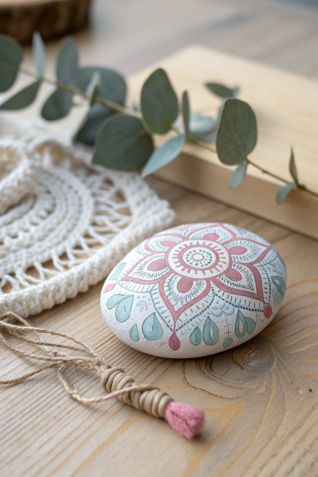 Transform nature's canvas into minimalist beauty: Discover the art of painted rocks.