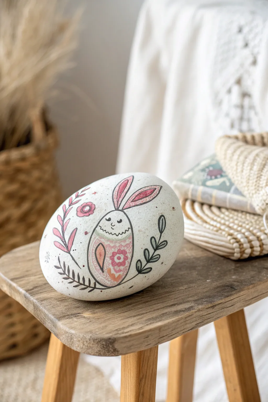 Transform ordinary stones into whimsical painted companions—perfect for adding a touch of charm to your garden or desk.
