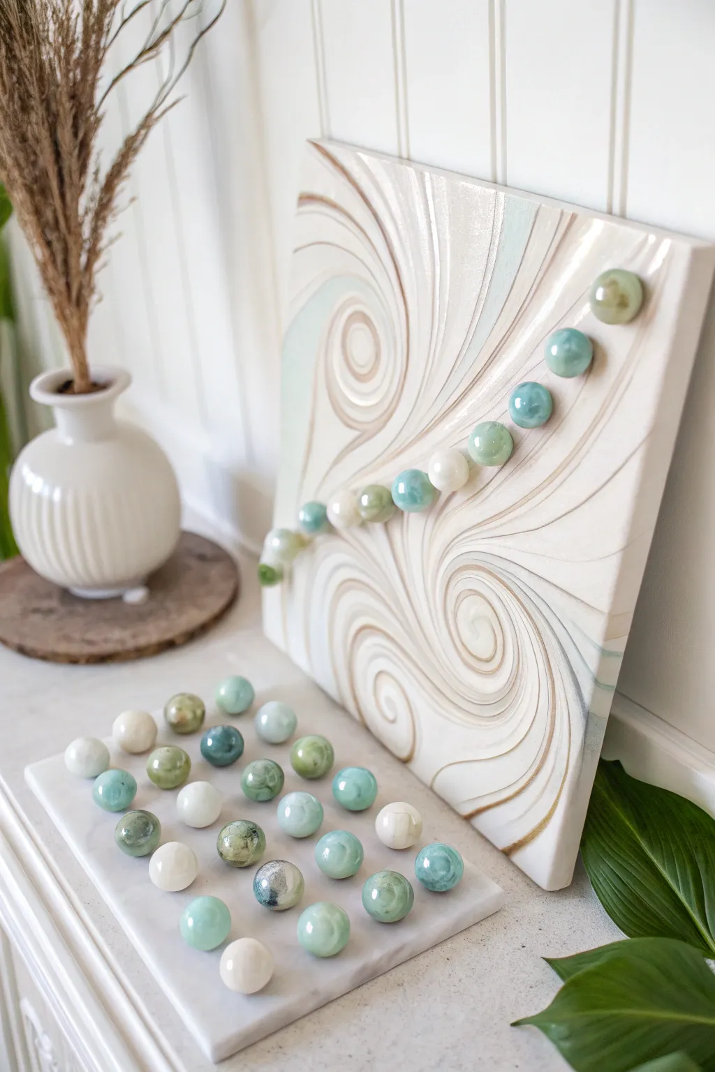 Transform your space with elegant marble artistry - where simplicity meets creativity.