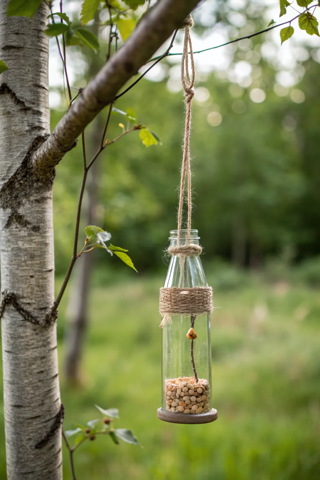 Transform nature's gifts into a charming bird feeder and watch the feathered friends flock to your garden!