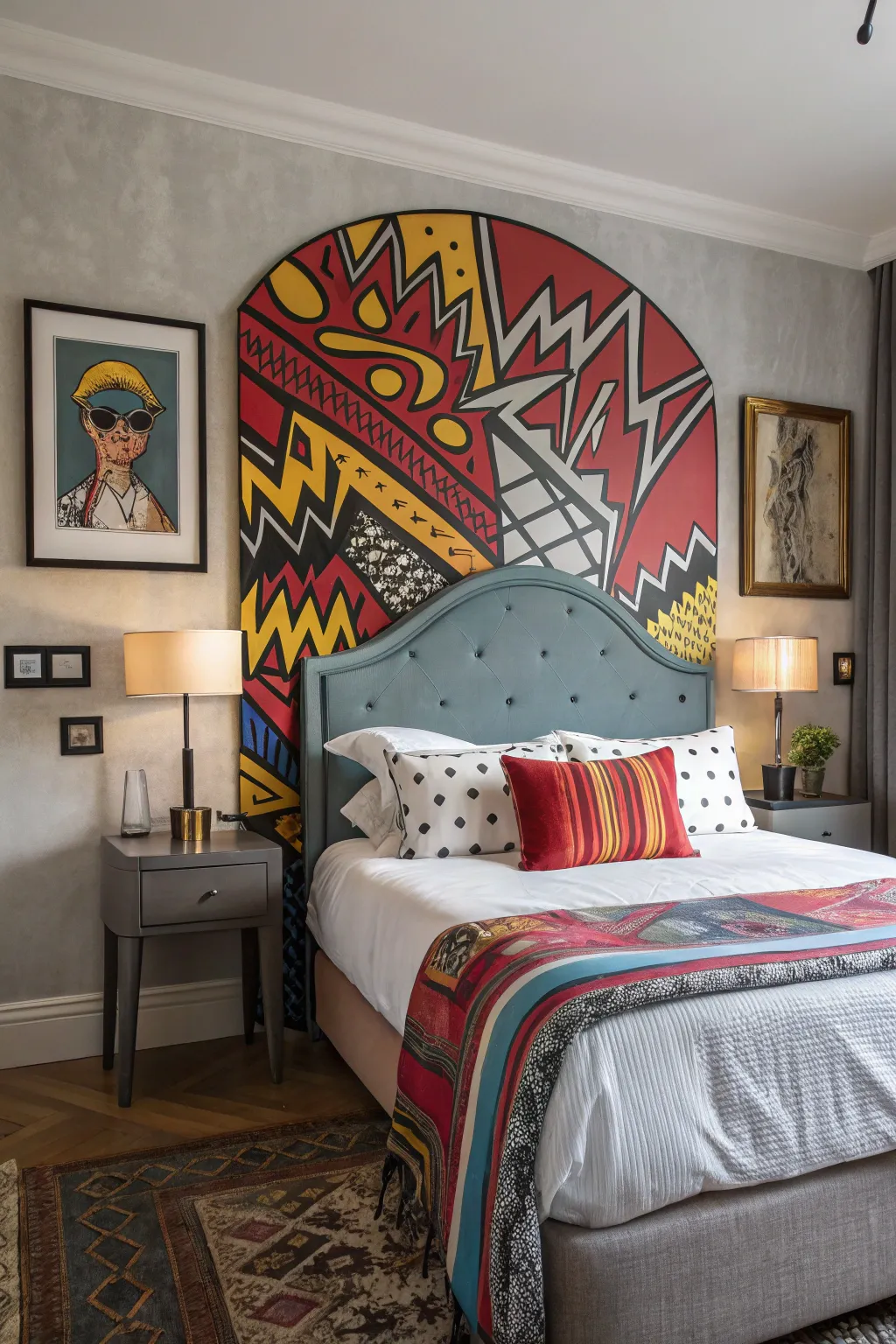 Abstract designs offer a personalized and artistic touch.