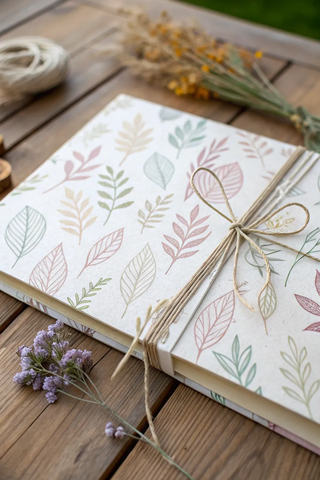 Discover the art of stenciled backgrounds for a unique scrapbook touch. 🌿✨ #CraftWithLove