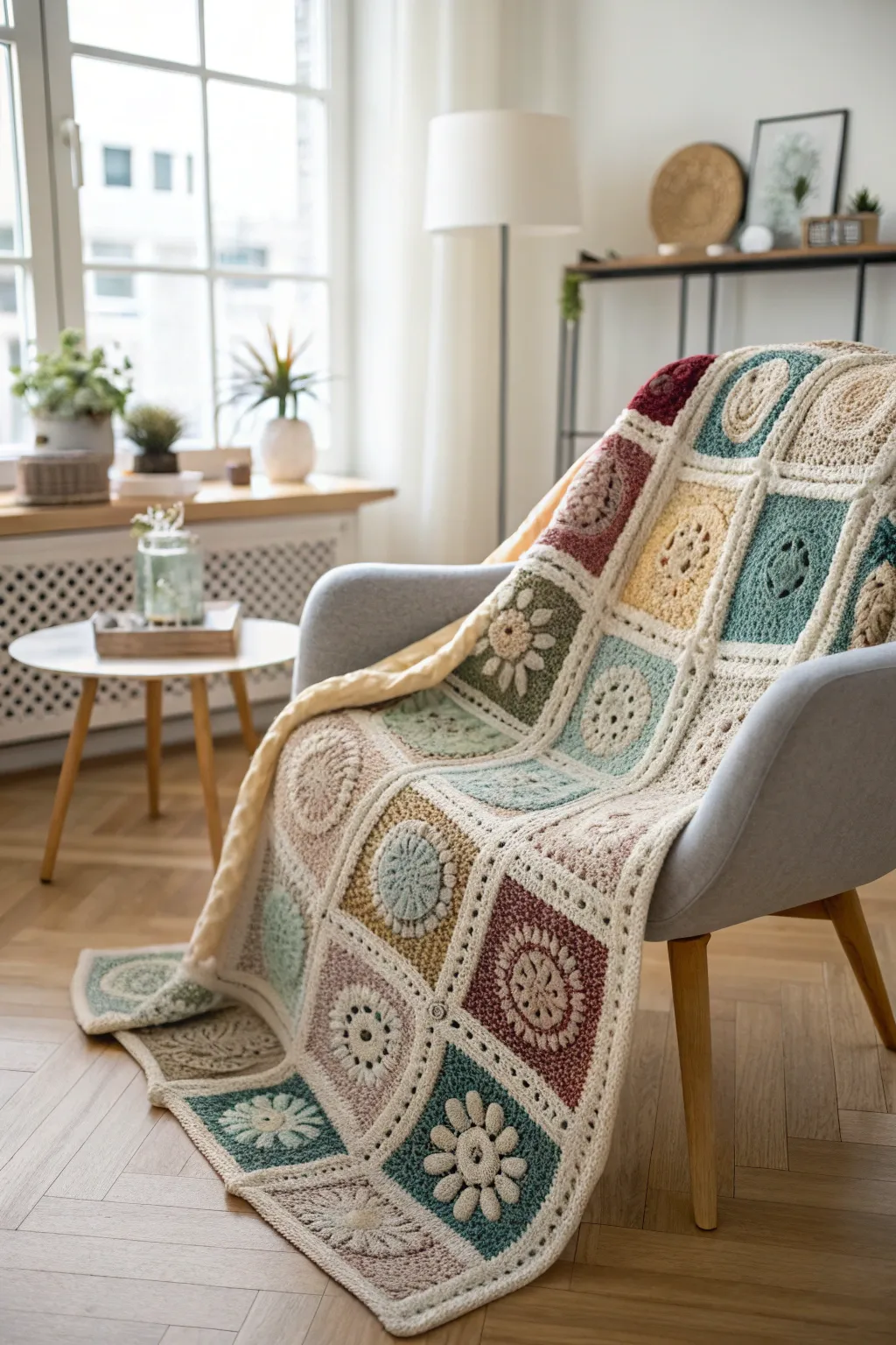 Patchwork Perfection: Embrace the art of crochet with a unique blanket that tells its own story.
