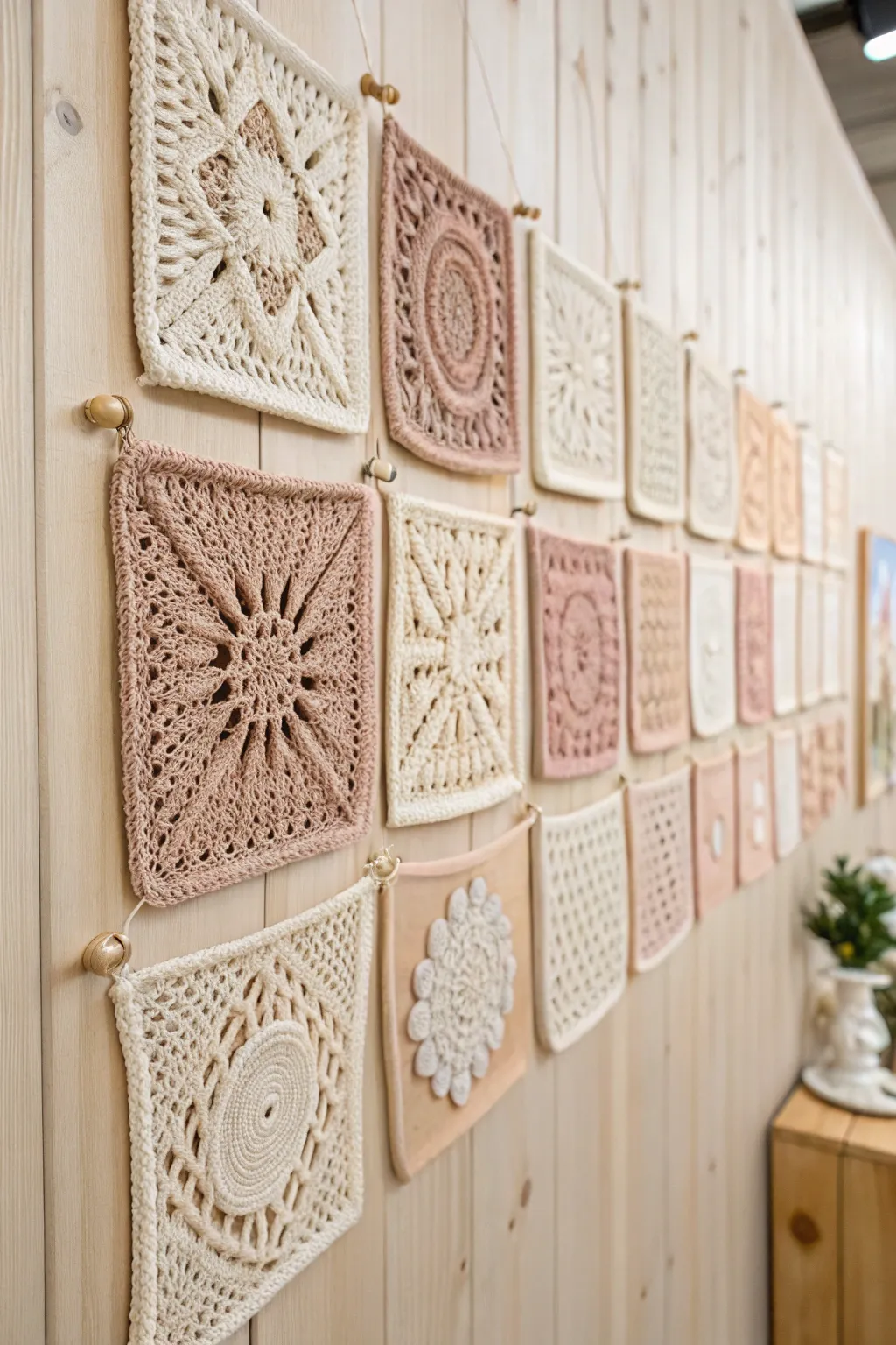 Showcase your crochet creativity on our interactive wall—where community talent meets minimalist elegance.