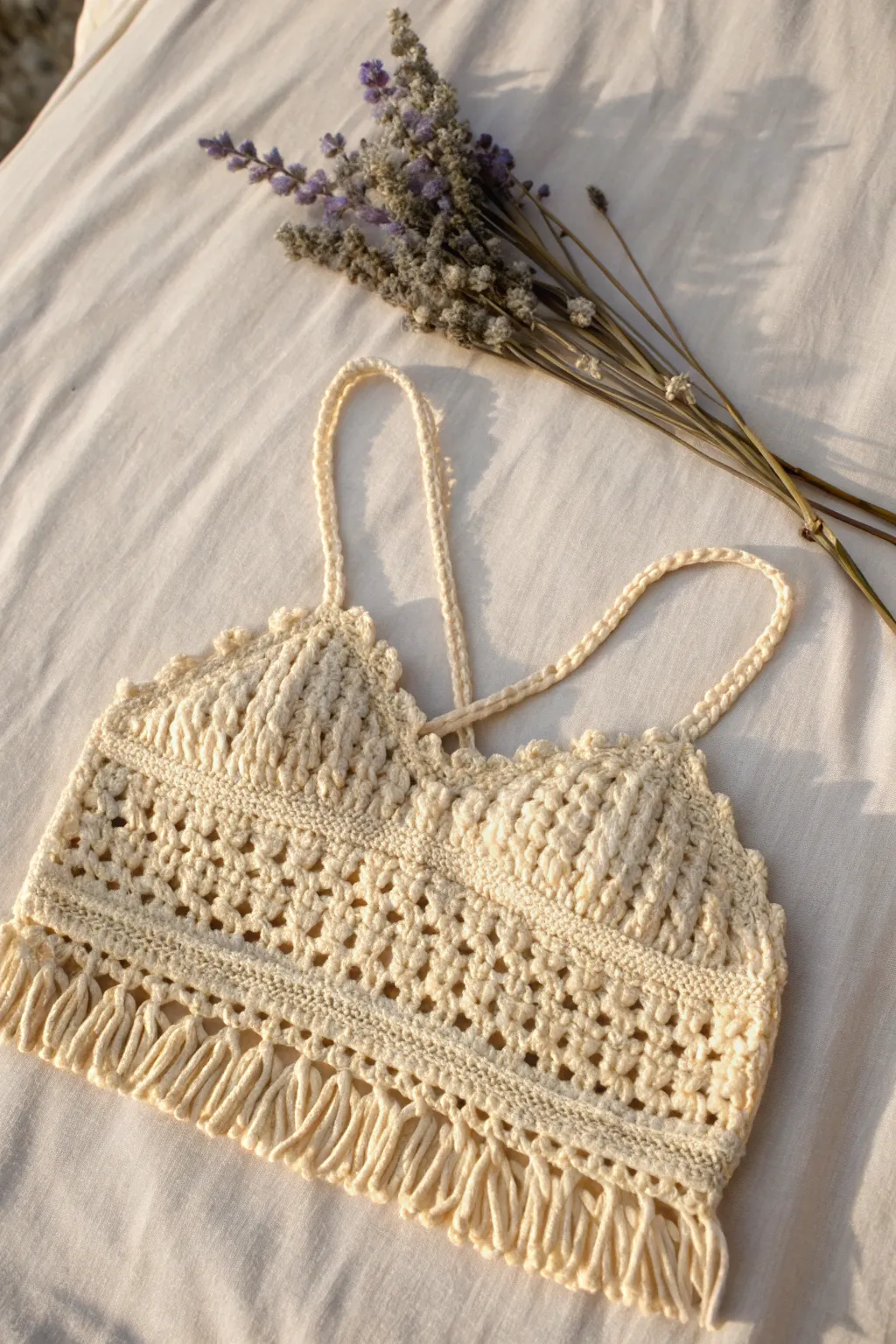 Effortlessly stylish and beautifully crafted, this crochet tube top is your new wardrobe staple. Perfect for any minimalist with a boho soul.