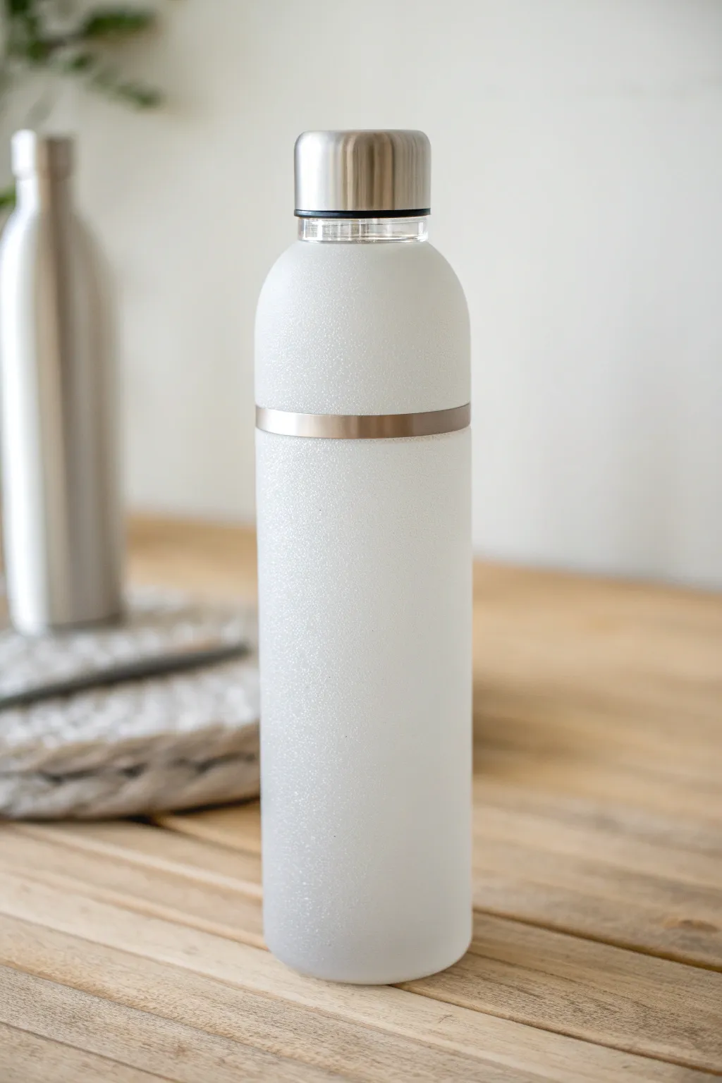 Simplicity meets elegance in this minimalist chic water bottle design.