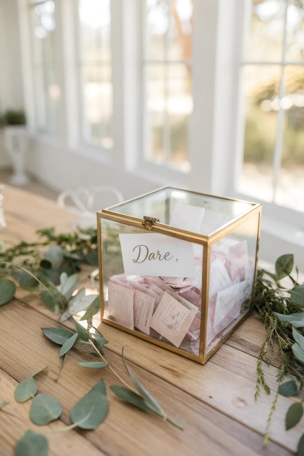 Peek into a world of fun with our Transparent Dare Box – where anticipation meets style.