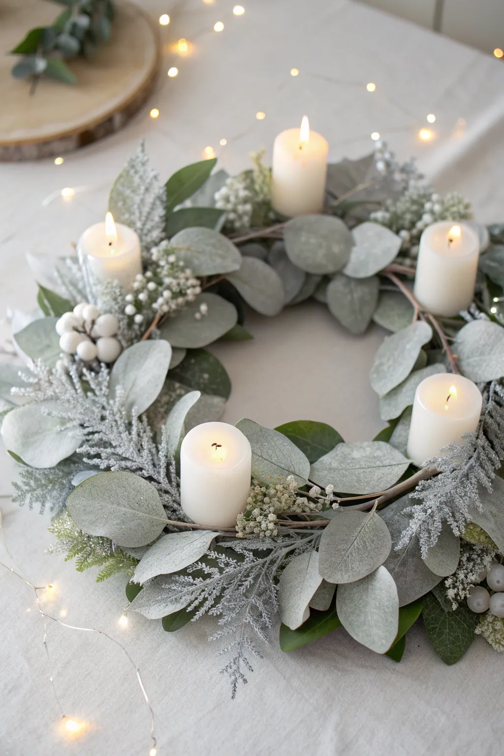 Embrace the serene elegance of winter with this minimalist DIY advent wreath, a perfect blend of Scandinavian simplicity and boho charm.