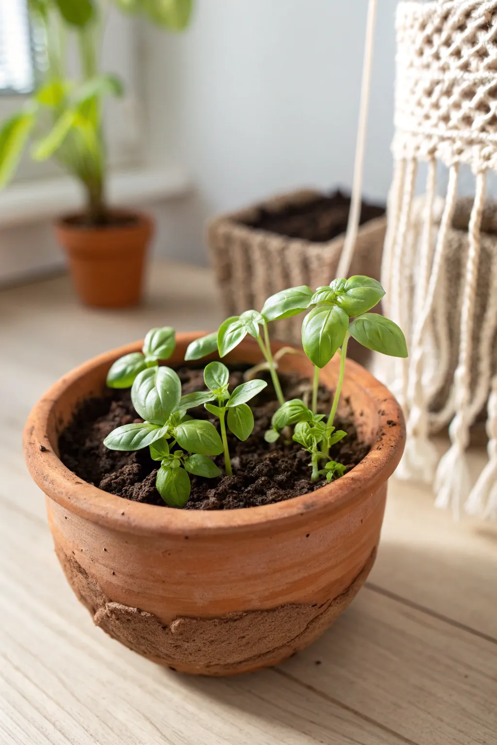 Cultivate charm with these DIY mini herb gardens – the perfect blend of simplicity and freshness for your baby shower favors.