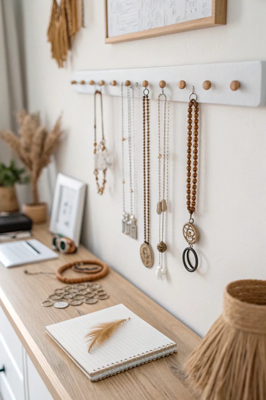 Organize with elegance: Discover the beauty of magnetic strips for bead storage.