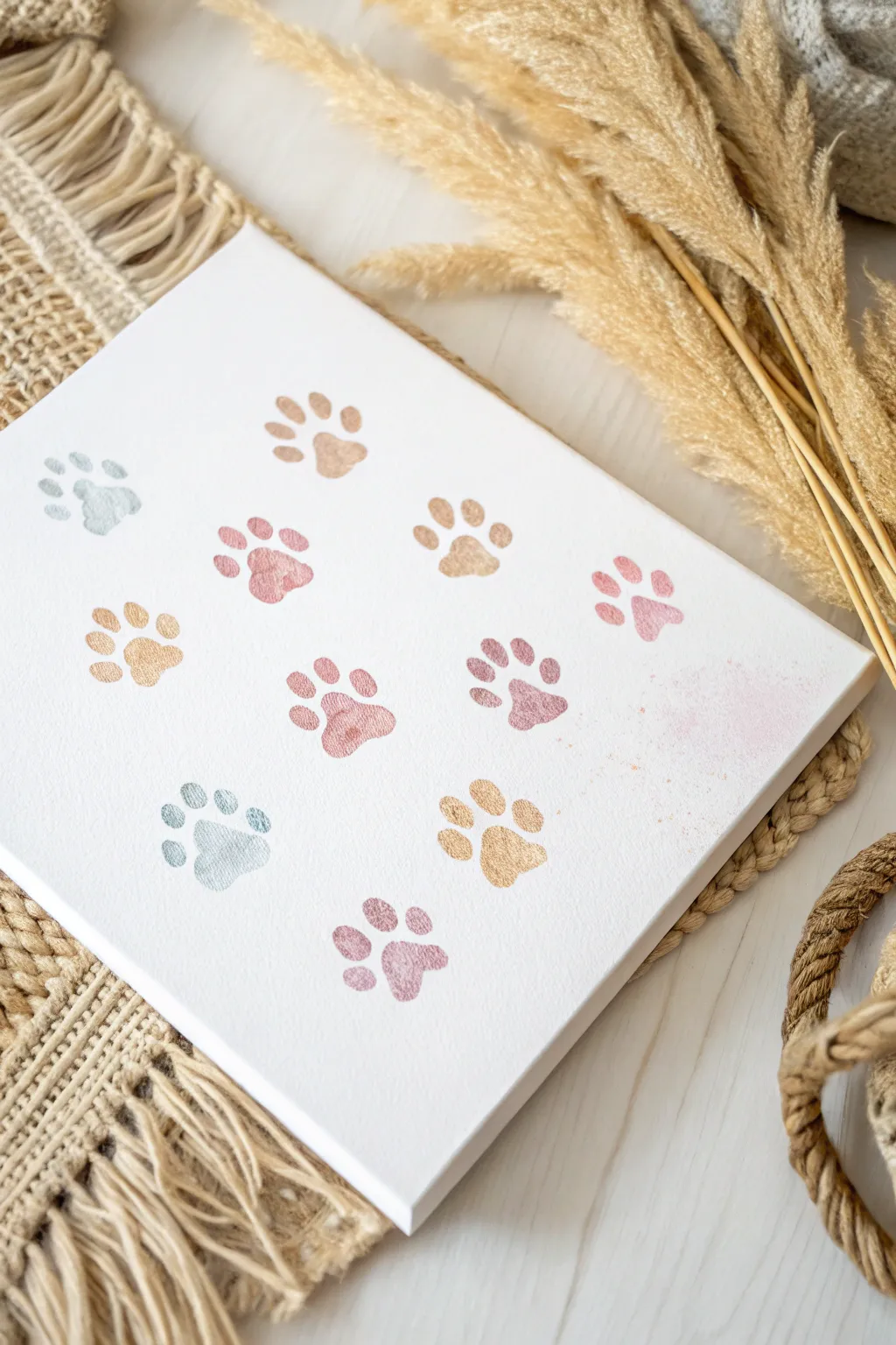Add a touch of whimsy to your nursery with handcrafted animal footprints, perfect for a minimalist and playful decor.