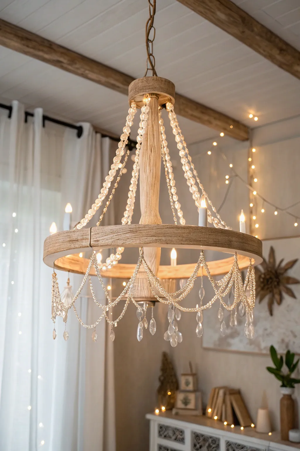 Transform your space into a fairy tale with a whimsical touch of fairy lights.