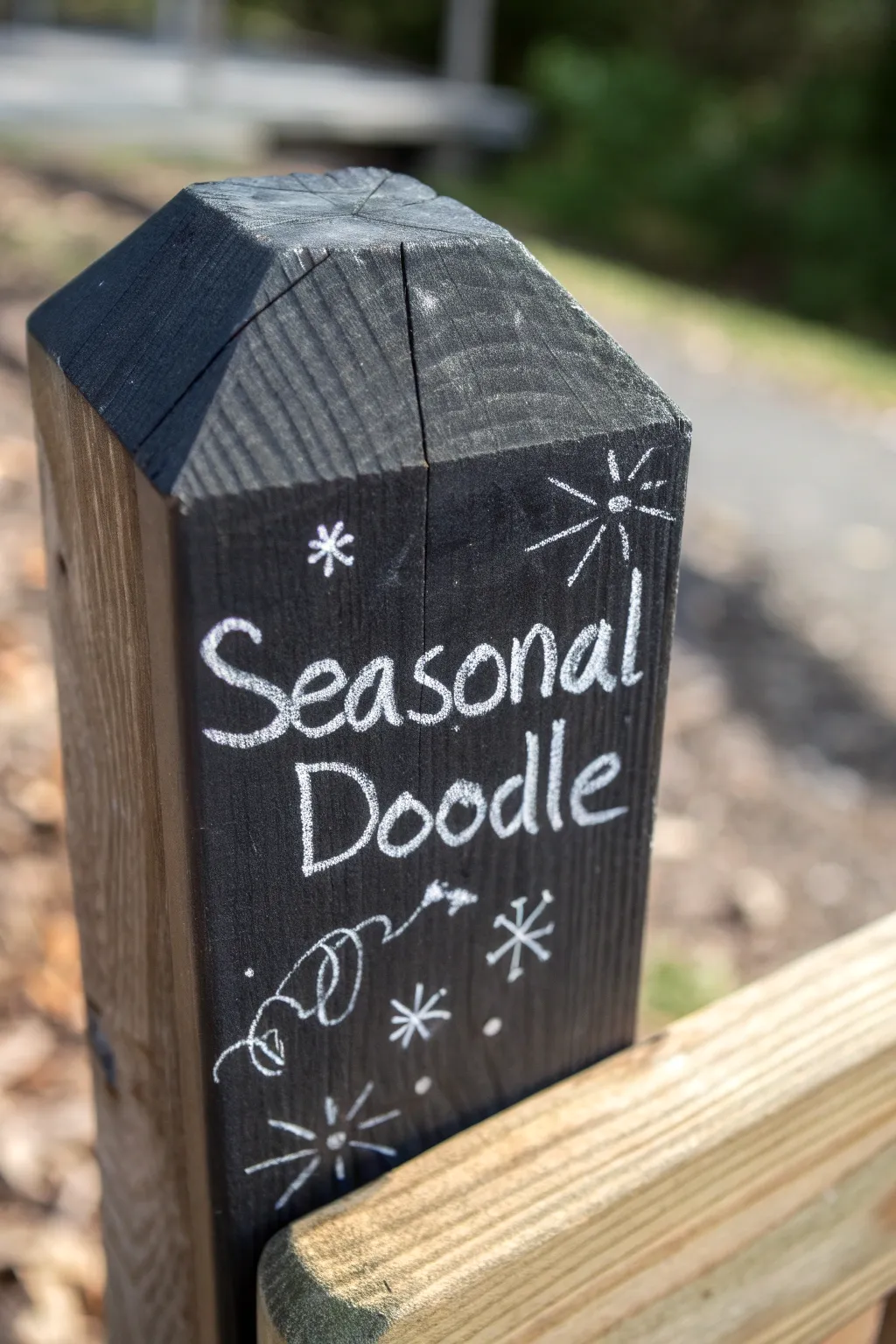 Transform your fence with a chalkboard canvas—where creativity meets craftsmanship.
