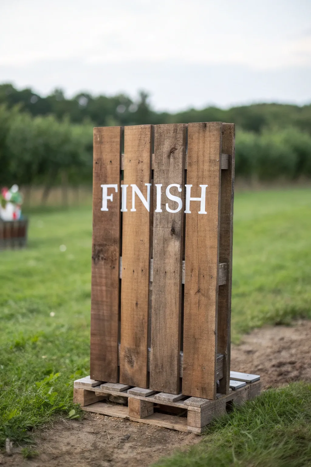 Cross the finish line in style with rustic charm. #DIYCraftsmanship
