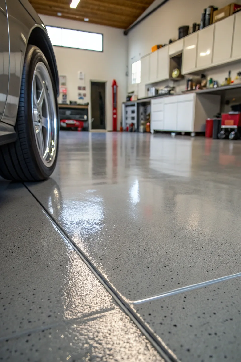 Transform your workspace with a sleek, durable epoxy-coated floor that's built to last.