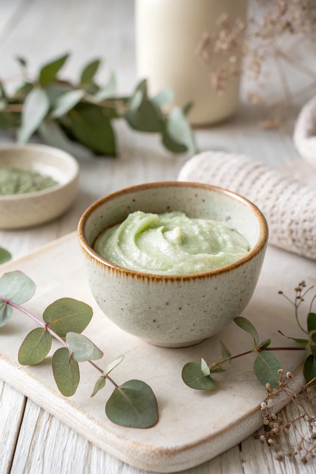 Nourish your curls naturally with a touch of elegance. 🌿✨ #DIYHairMask #ScandinavianBoho