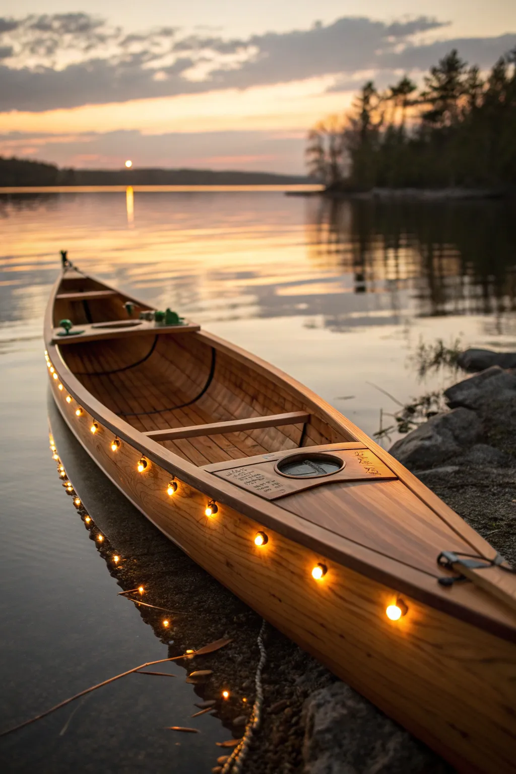 Illuminate your evening adventures with stick-on navigation lights, combining safety and style on the water.