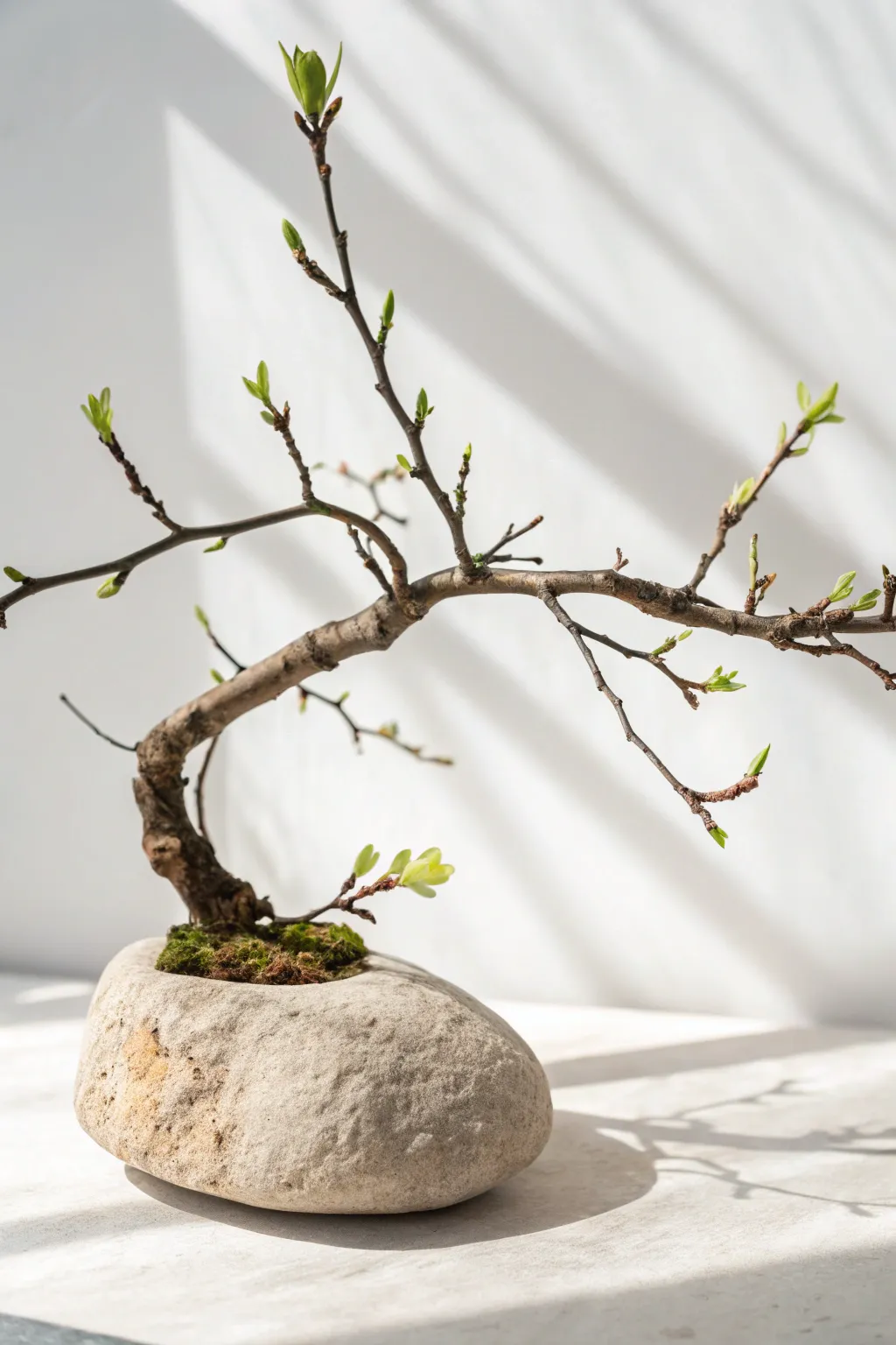 Bring the outdoors in with this simple yet elegant nature-inspired centerpiece, perfect for a serene lake house vibe.
