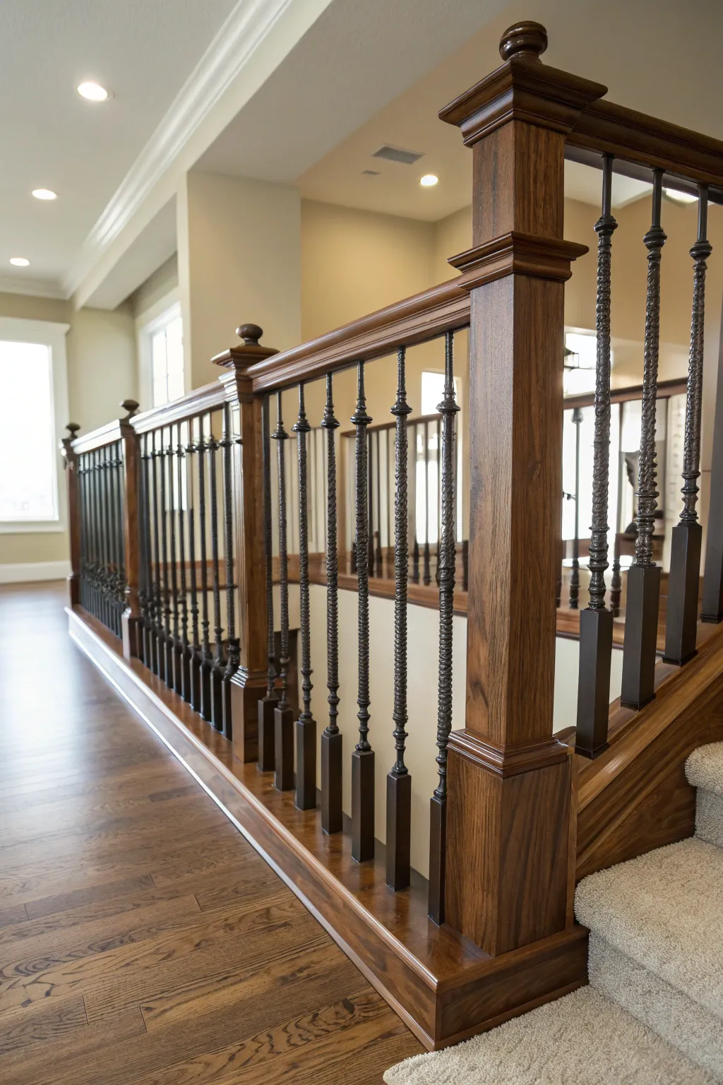 Elevate your loft with timeless elegance: Discover the art of classic vertical balusters.