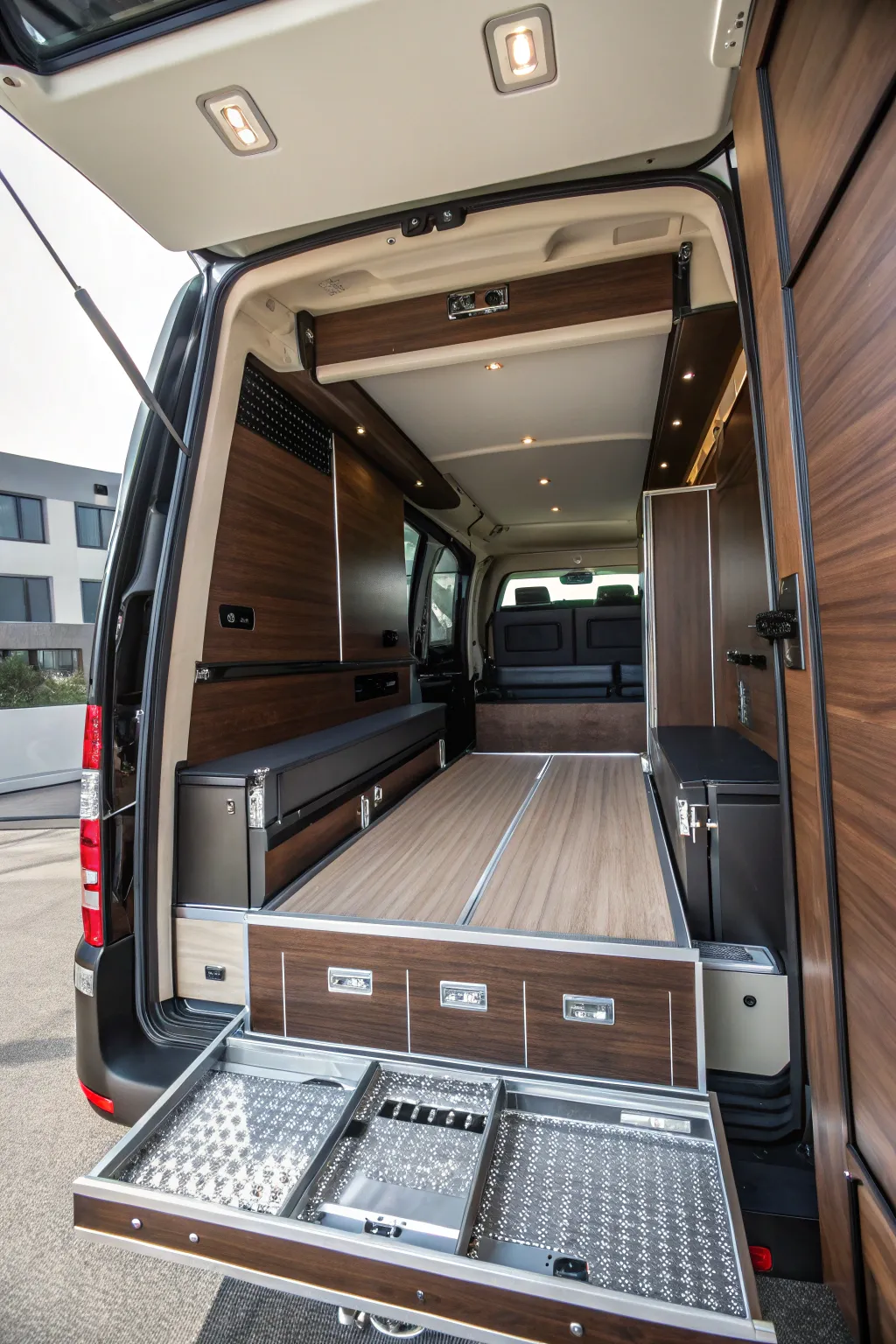 Innovative Living: Transform your space with a stunning elevator bed system.