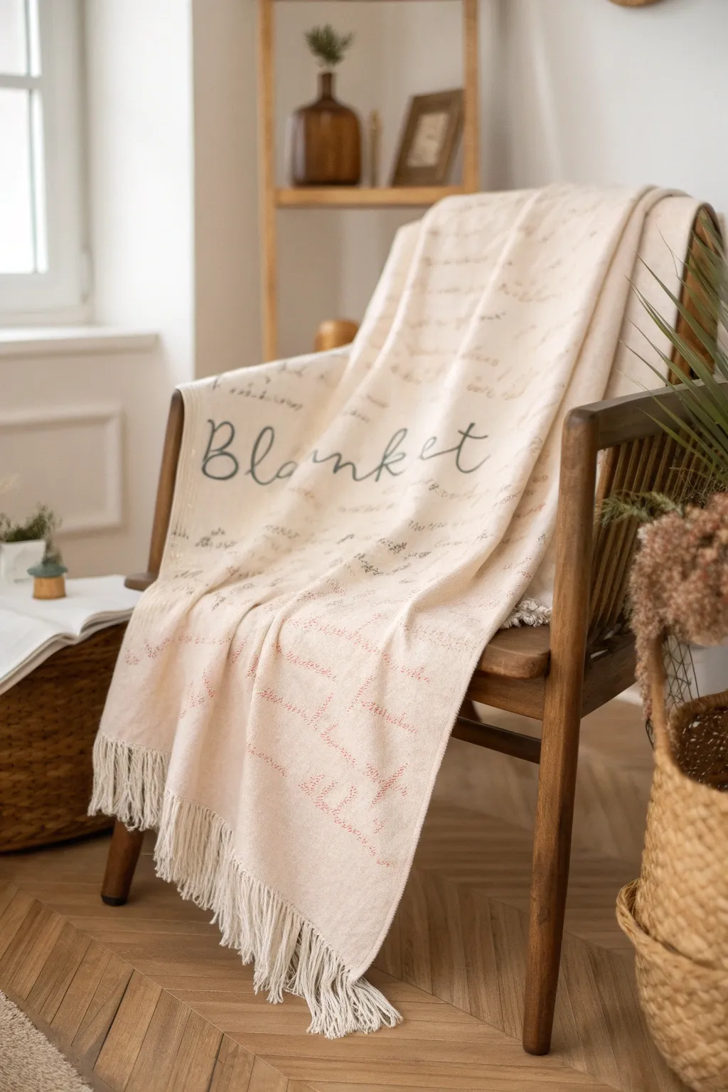 Wrap your loved ones in memories with a handwritten letter blanket—where warmth meets heartfelt nostalgia.