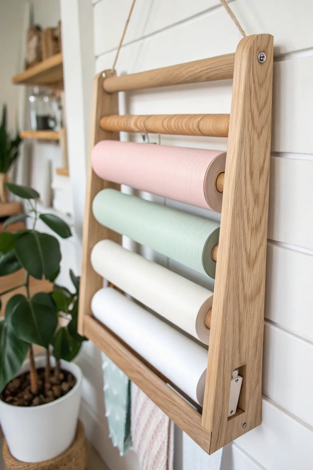 Transform your space with chic, minimalist hanging roll holders—where style meets functionality.