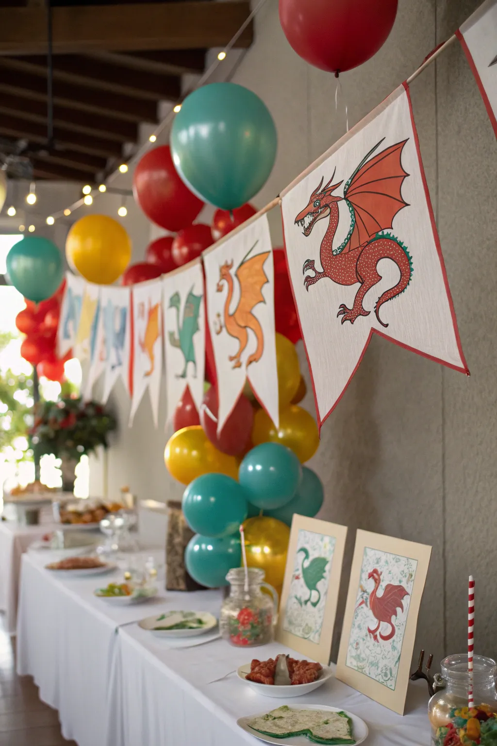 Dragon-themed parties ignite excitement.