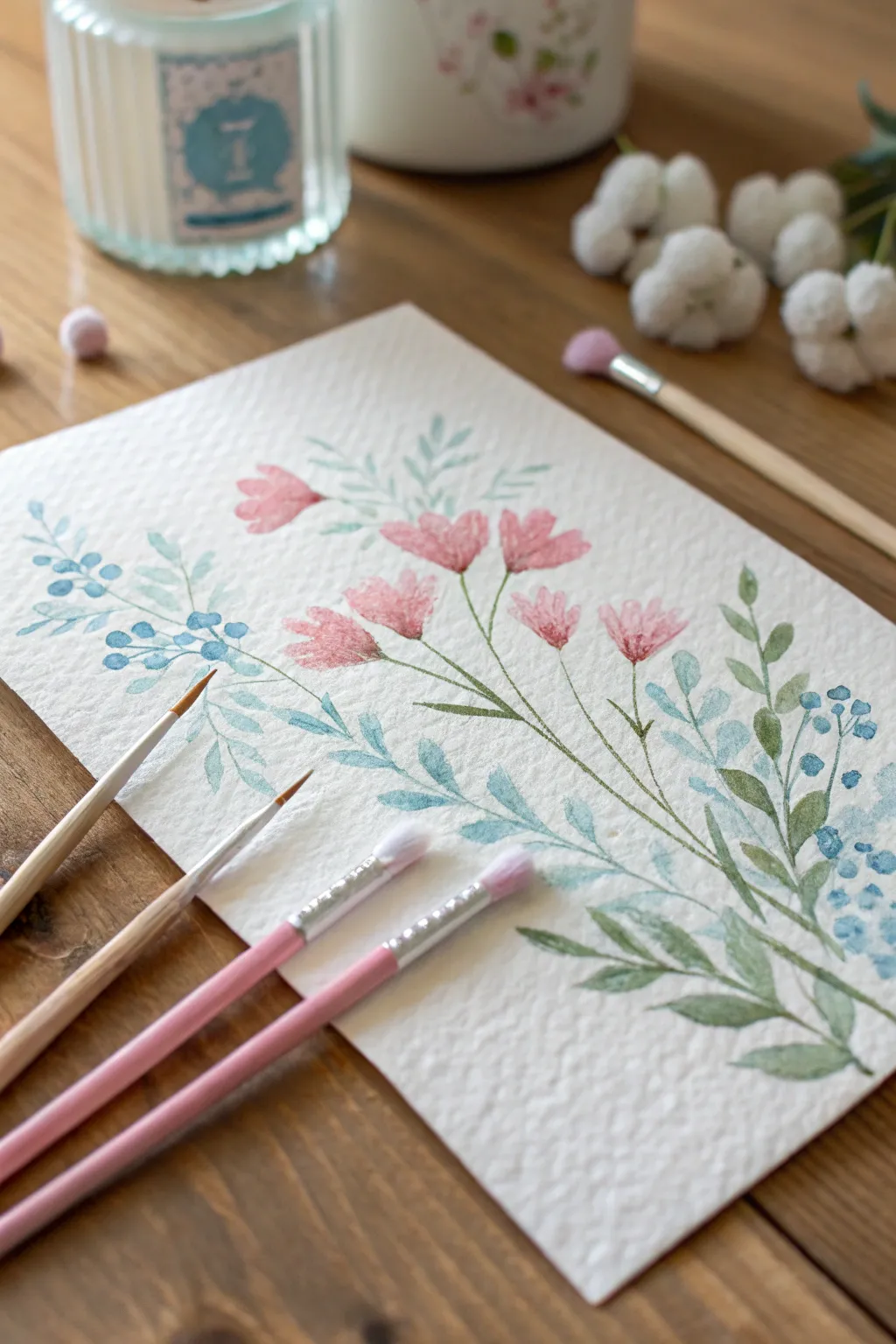 Discover the joy of Q-tip painting: a simple, beautiful craft for creative relaxation.