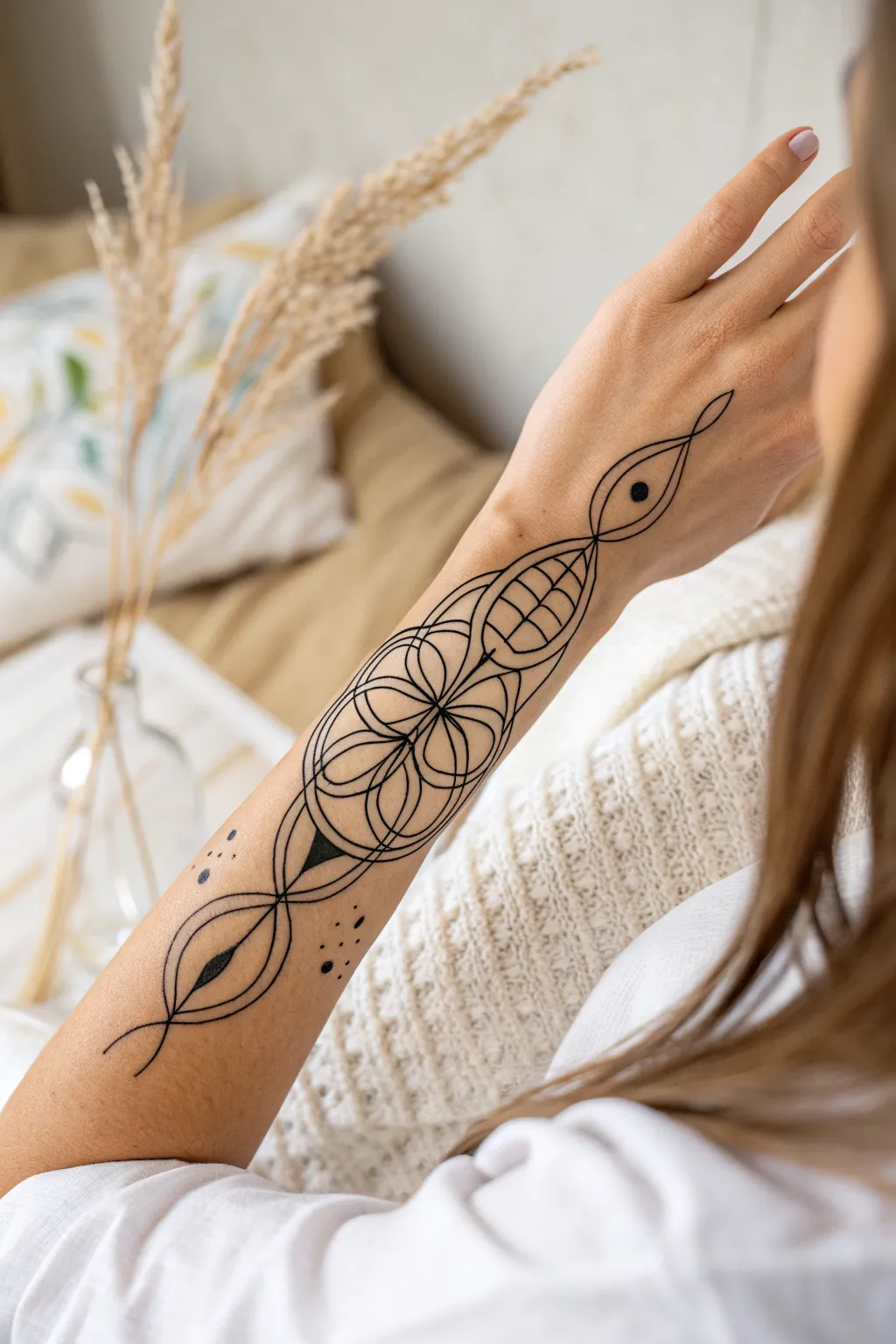 Unleash your creativity with abstract skin art—where simplicity meets wonder.