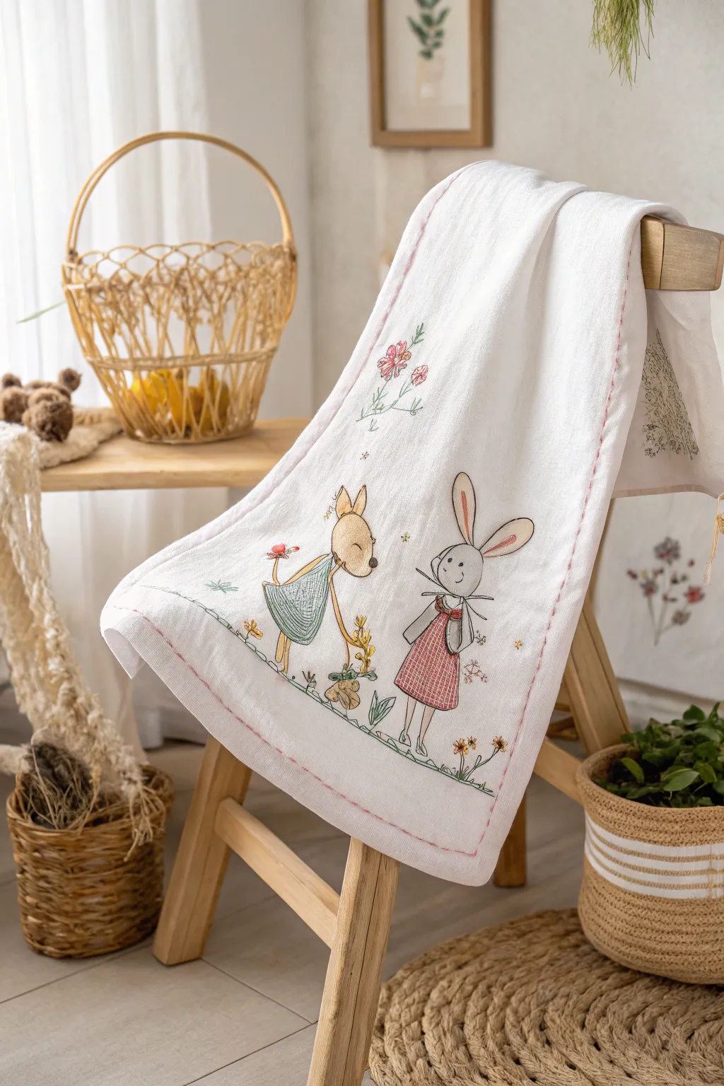 Bring storytime to life with enchanting embroidered characters.