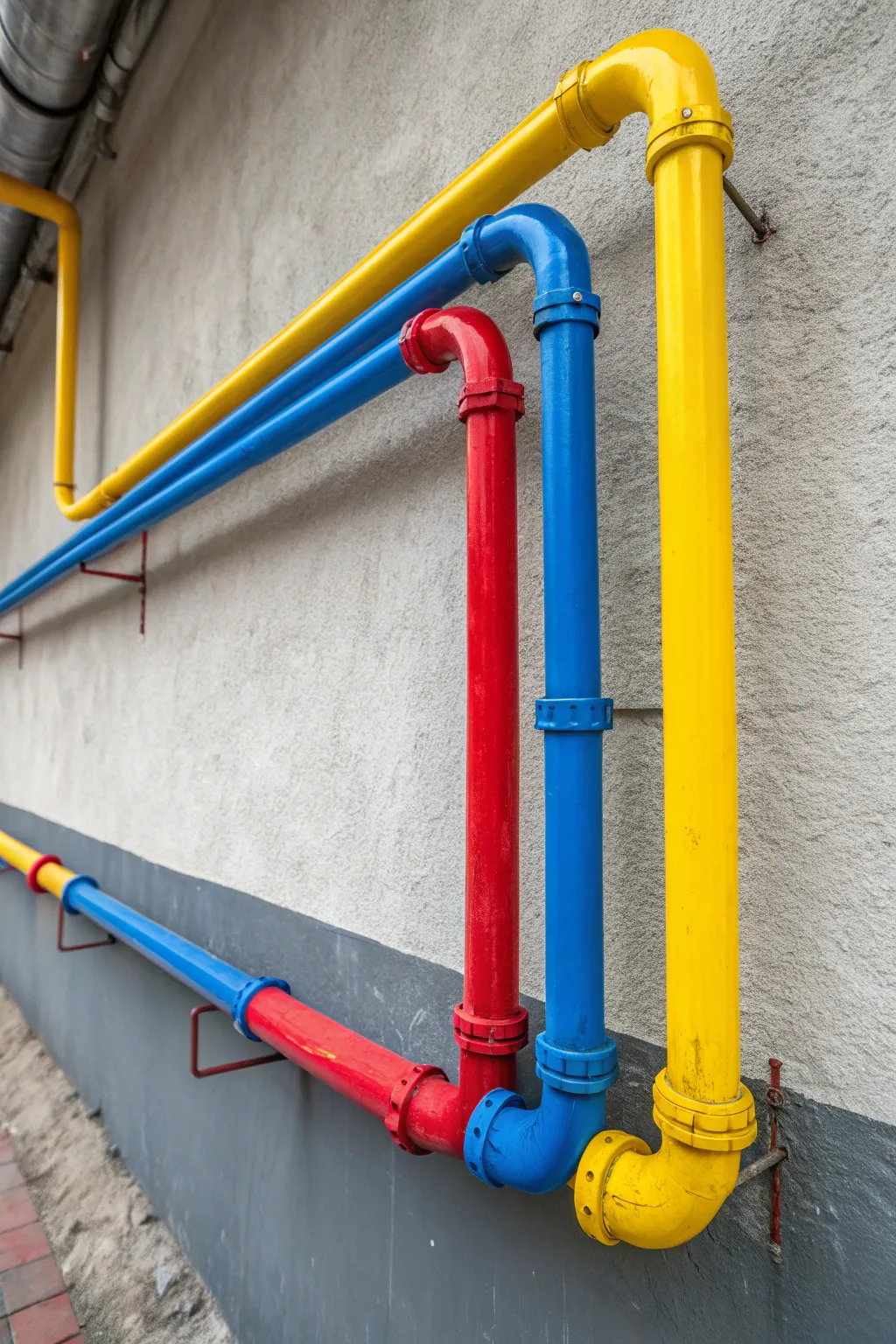Transform your space with a burst of color and creativity—discover the art of painted conduits.