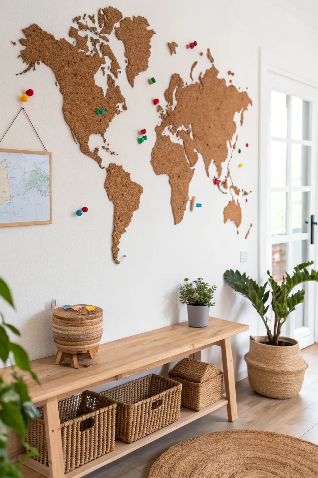 Chart your family's adventures with a stunning travel map that tells your story.