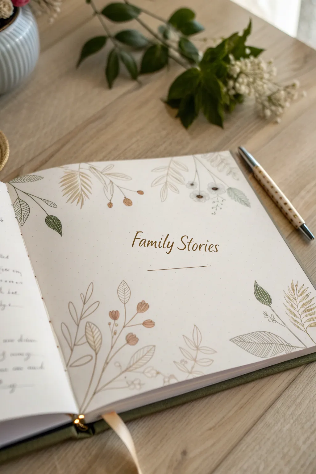 Crafting family tales: Where minimalism meets heartfelt storytelling.