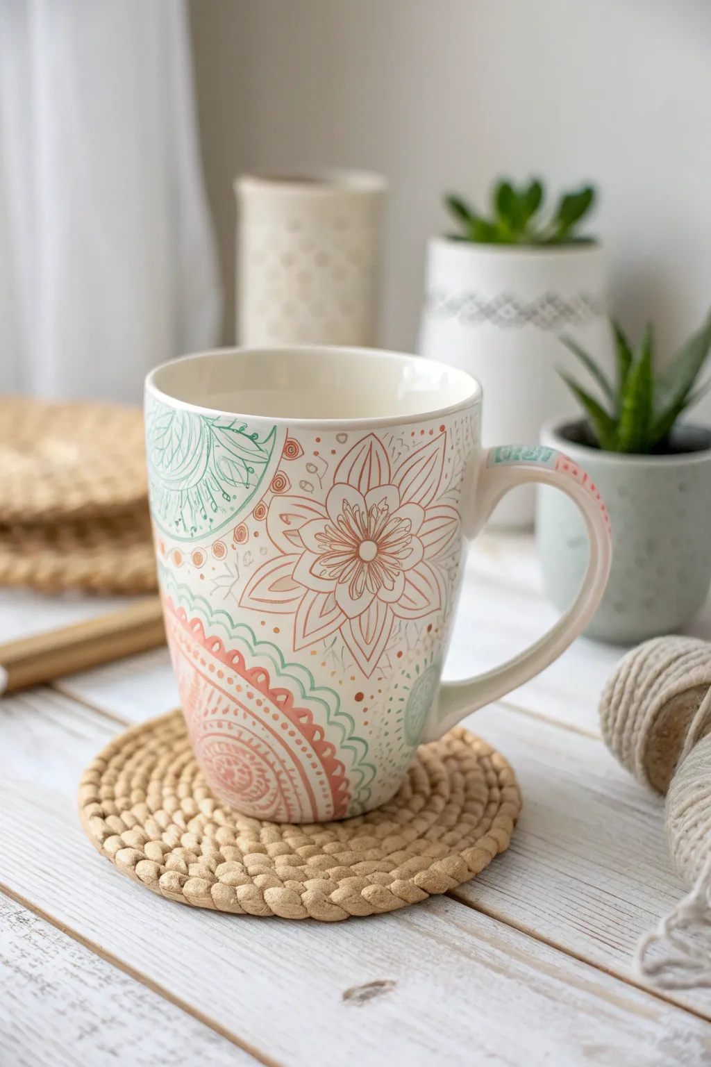 Craft a heartfelt Father's Day gift with a personalized scribble mug – where simplicity meets creativity.