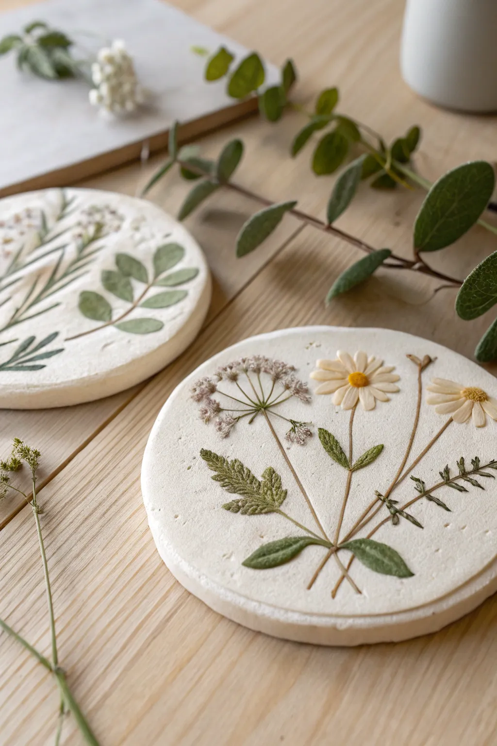 Elevate your tea time with these charming DIY flower coasters, where simplicity meets natural beauty.