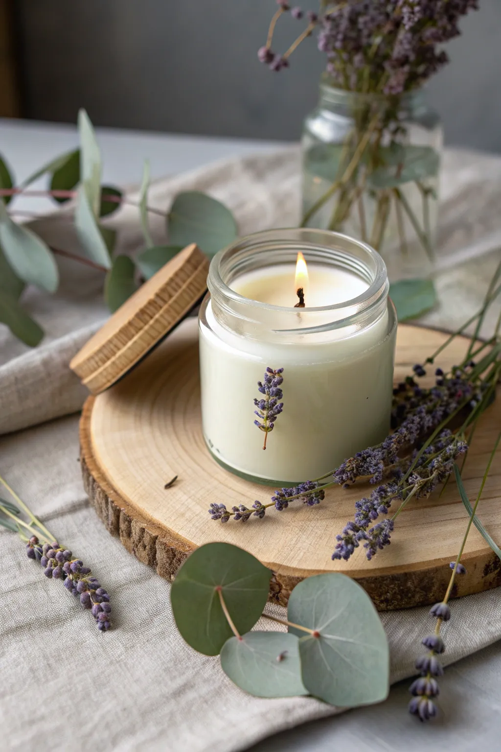 Illuminate your space with the simple elegance of handcrafted candles.
