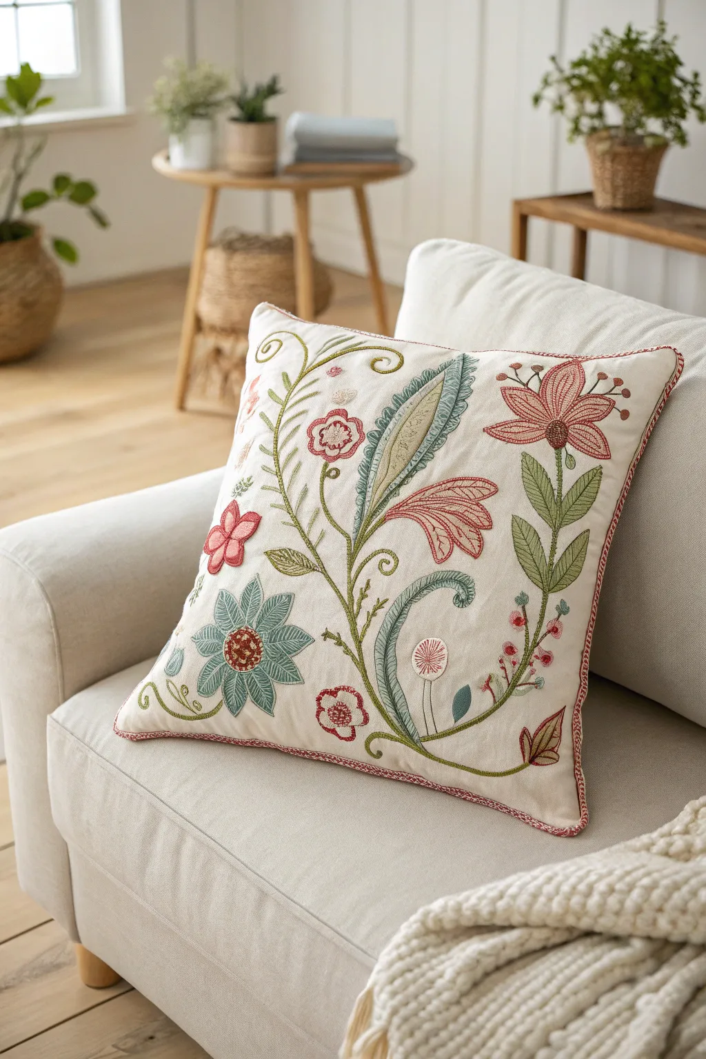 Add a splash of handmade charm to your space with vibrant embroidered pillow covers. Perfect for a quick and stylish refresh!