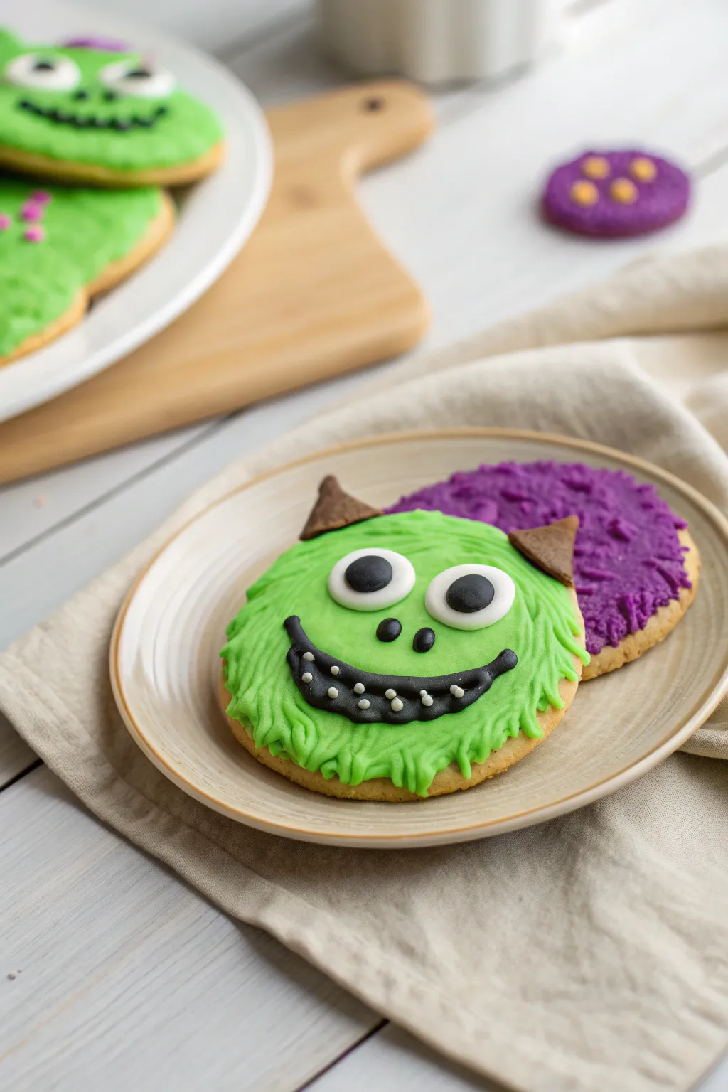 Unleash your creativity with these charmingly quirky monster cookies!